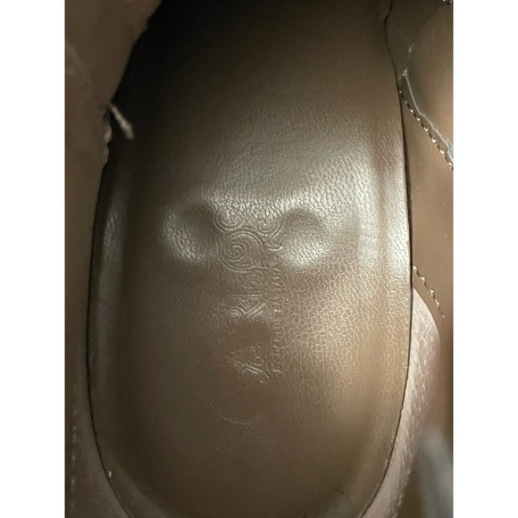 Carlos Santana Harvest suede Ankle‎ Boots chunky heel size 7.5 strap buckle - Picture 9 of 11